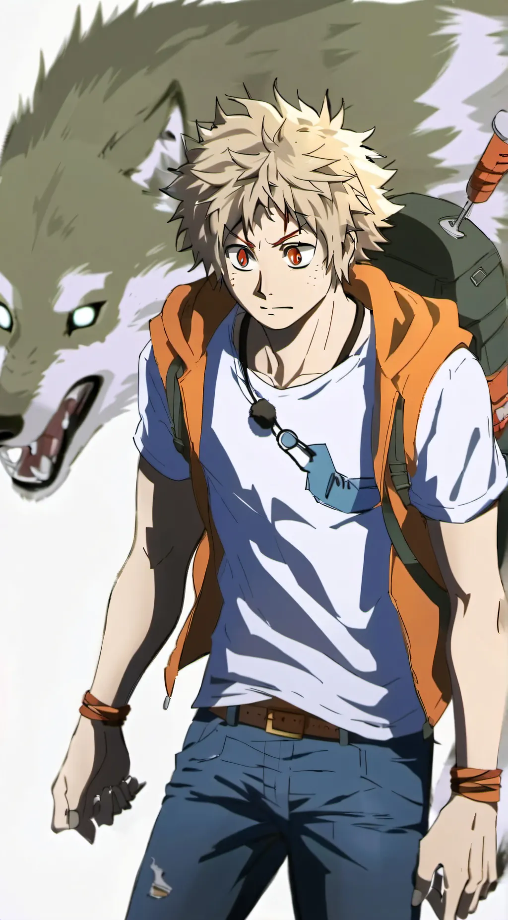 ai character: Alpha Bakugo background