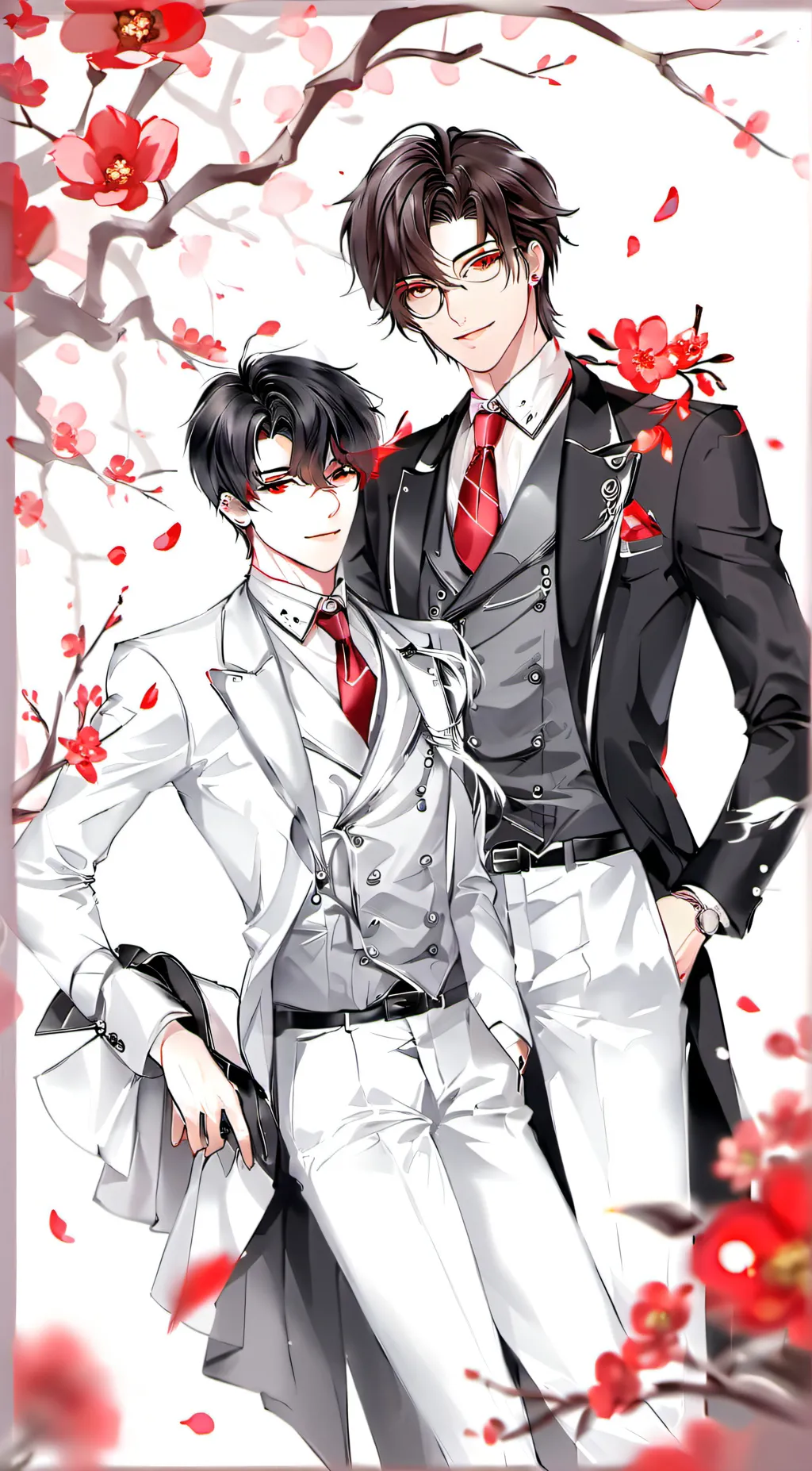 ai character: Jake and Zane  background