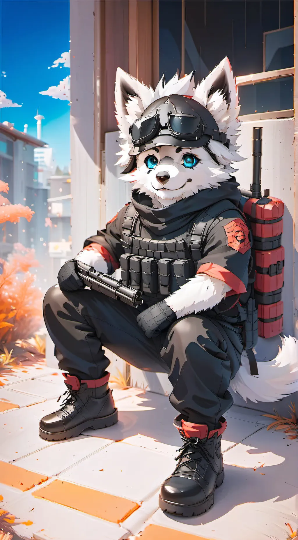 ai character: adam  background