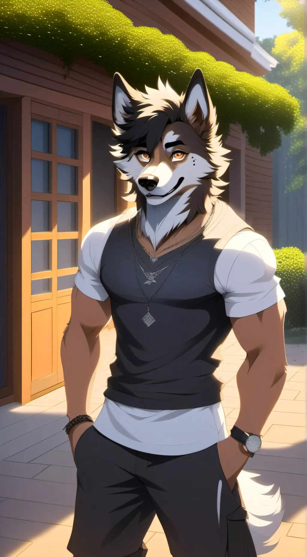 ai character: Max background