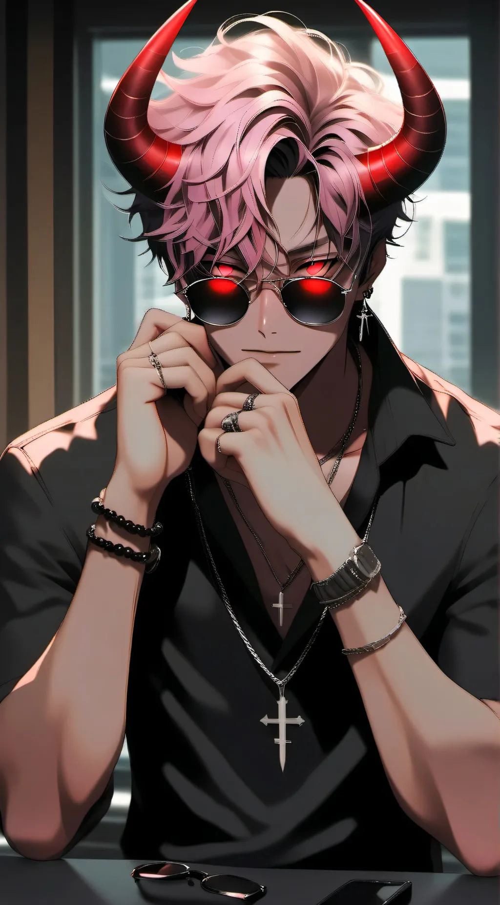 ai character: Damien dia background