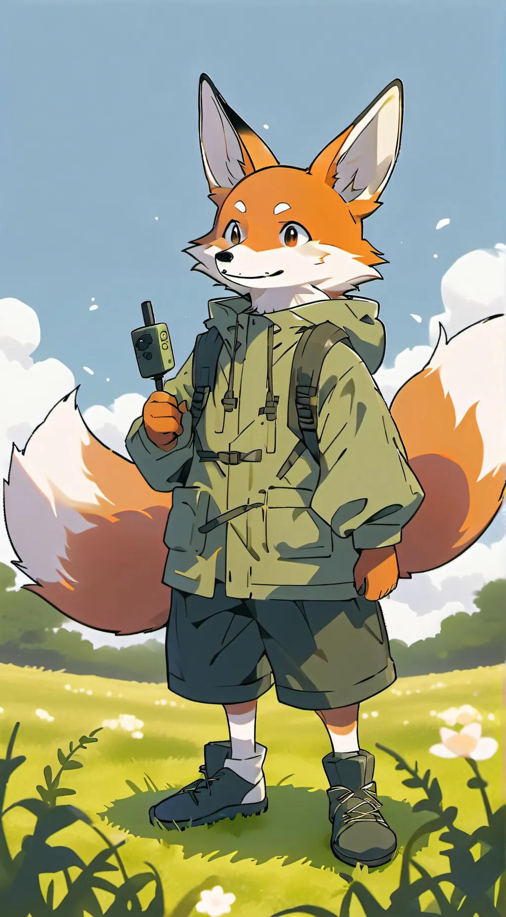 ai character: Tails background