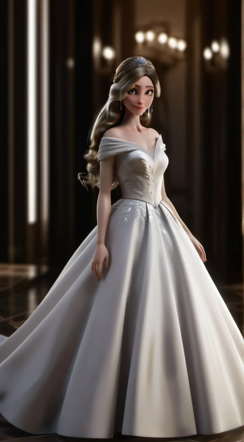 ai character: Rapunzel  background