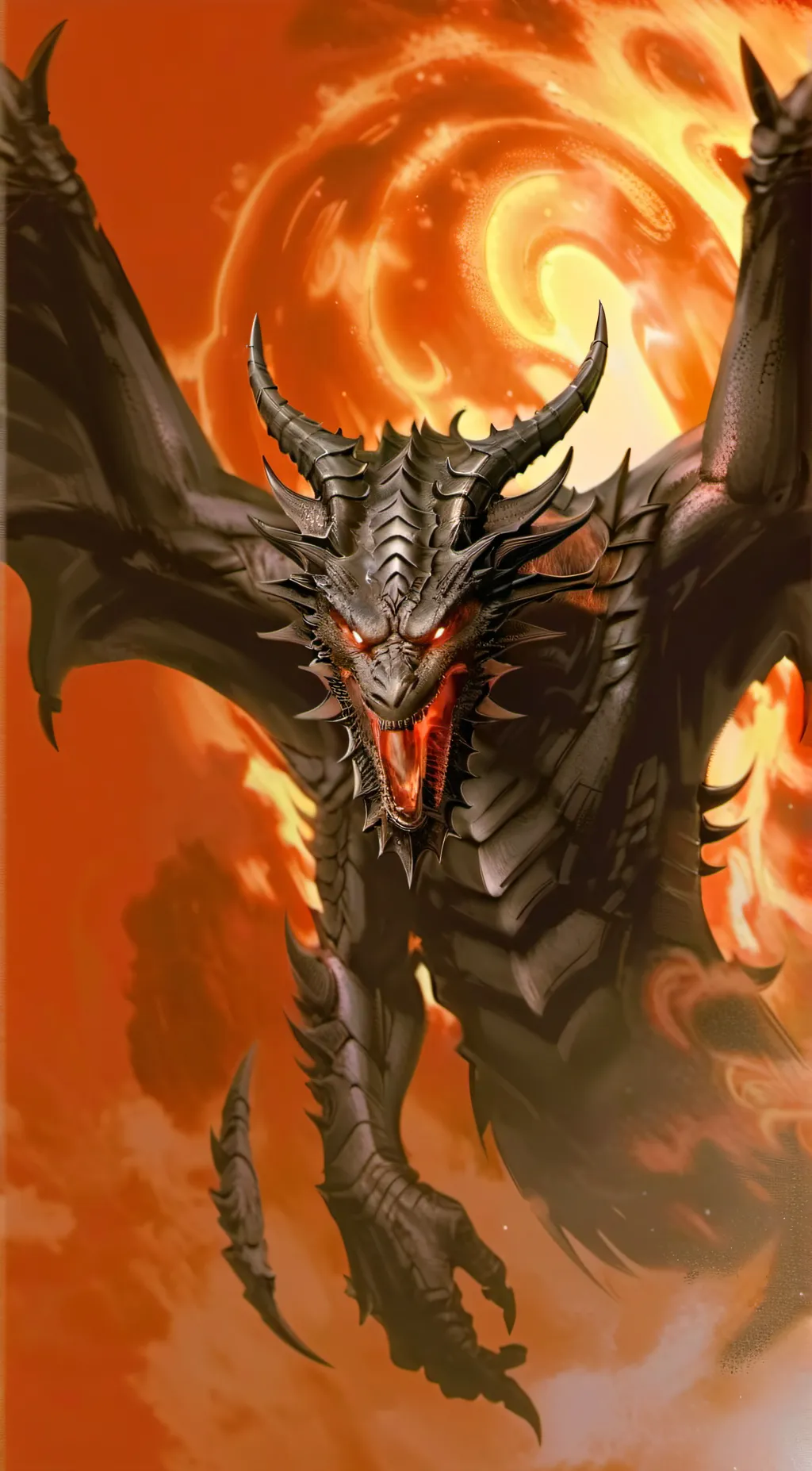 ai character: kamron the kaiju background