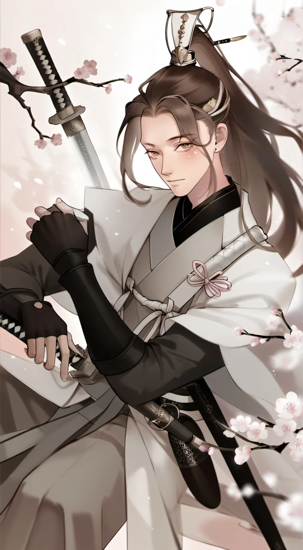 ai character: E xin  background