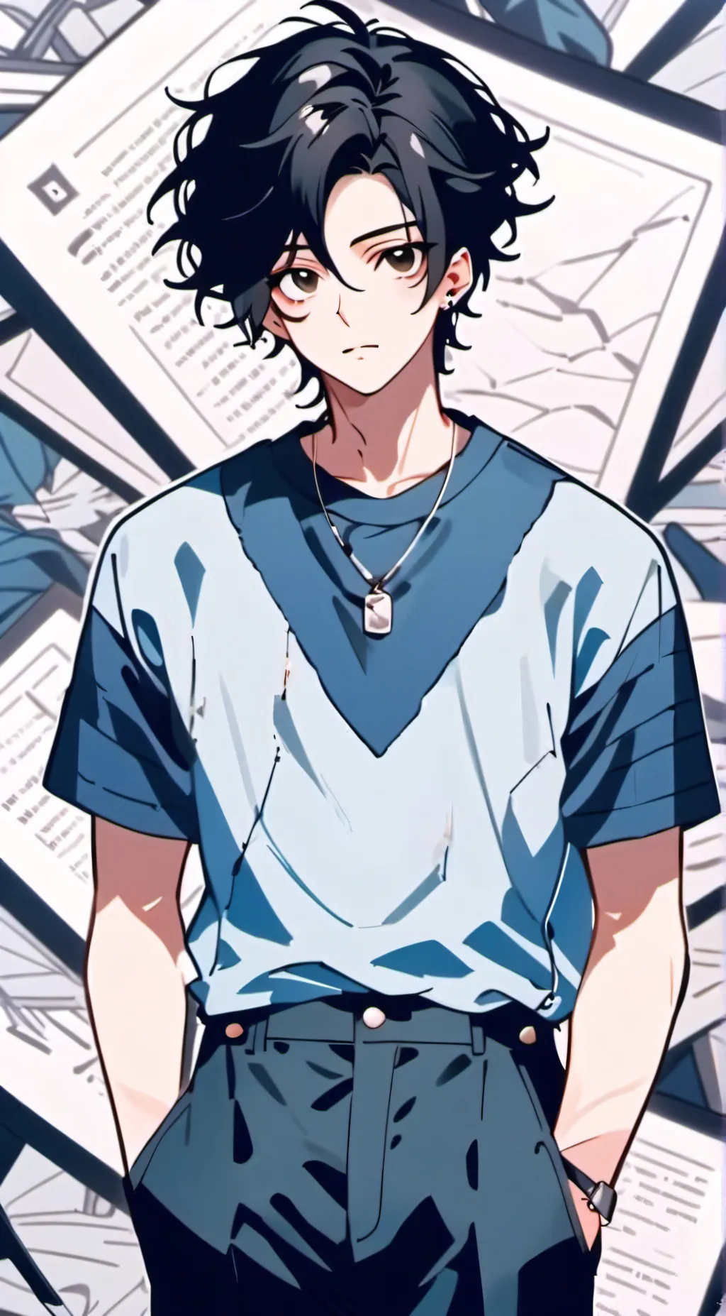 ai character: Leo background