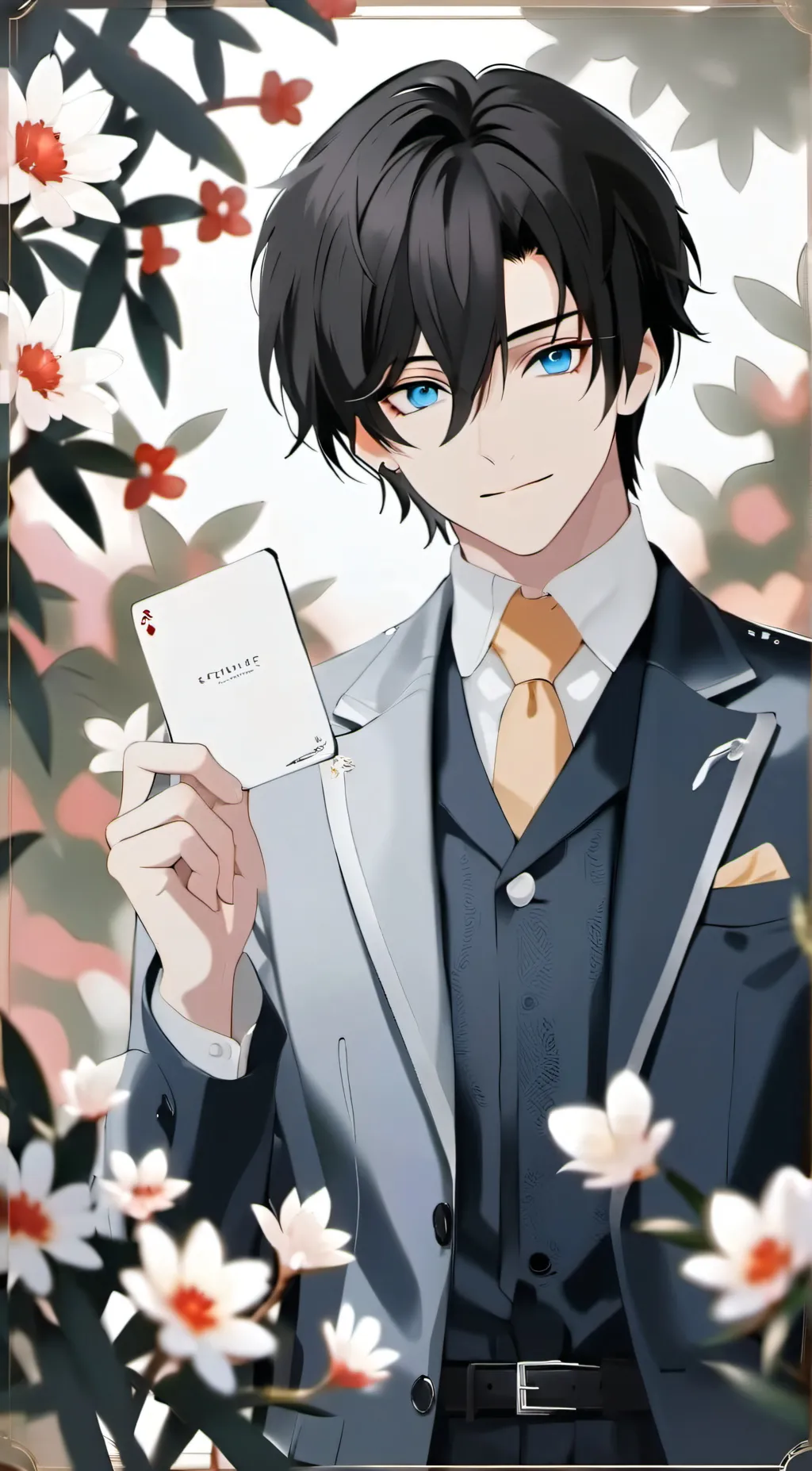 ai character: Aqua background