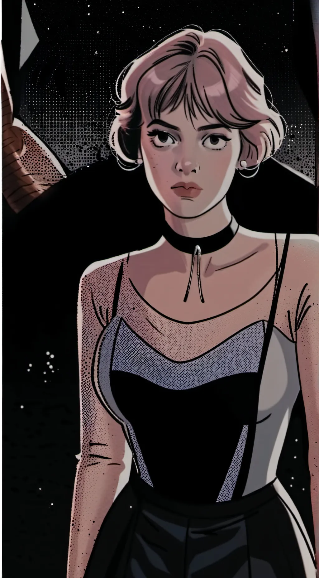 ai character: Iris moon background