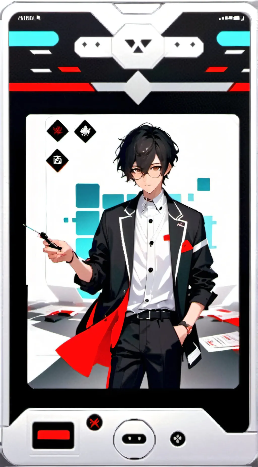 ai character: Mark background