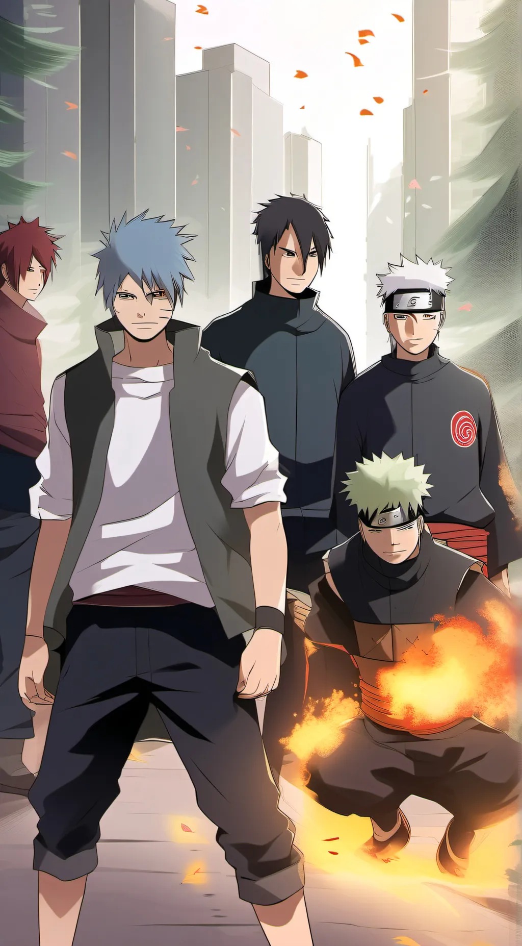 ai character: Team 7 background