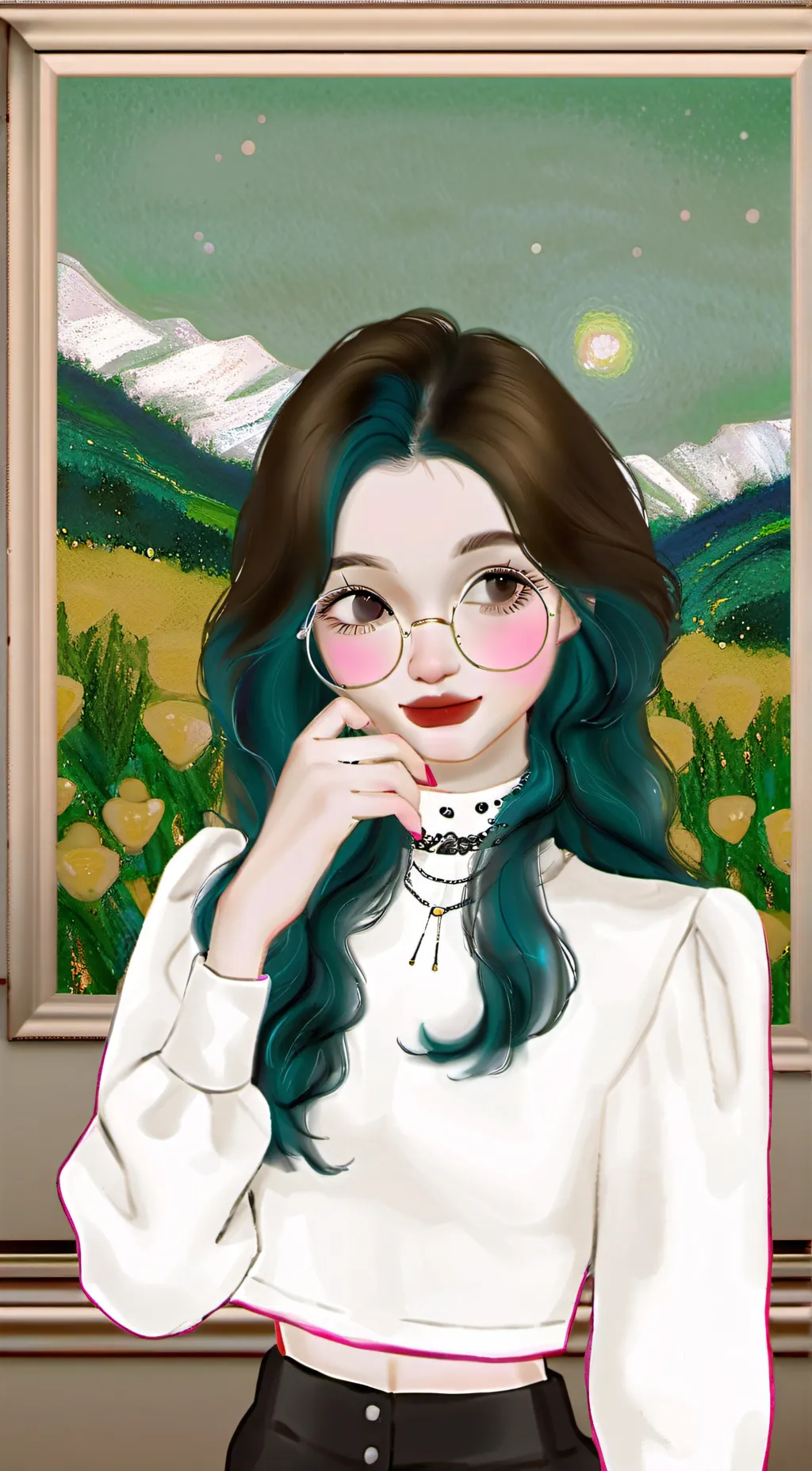 ai character: ꫞𝑱iovanna꫞ background