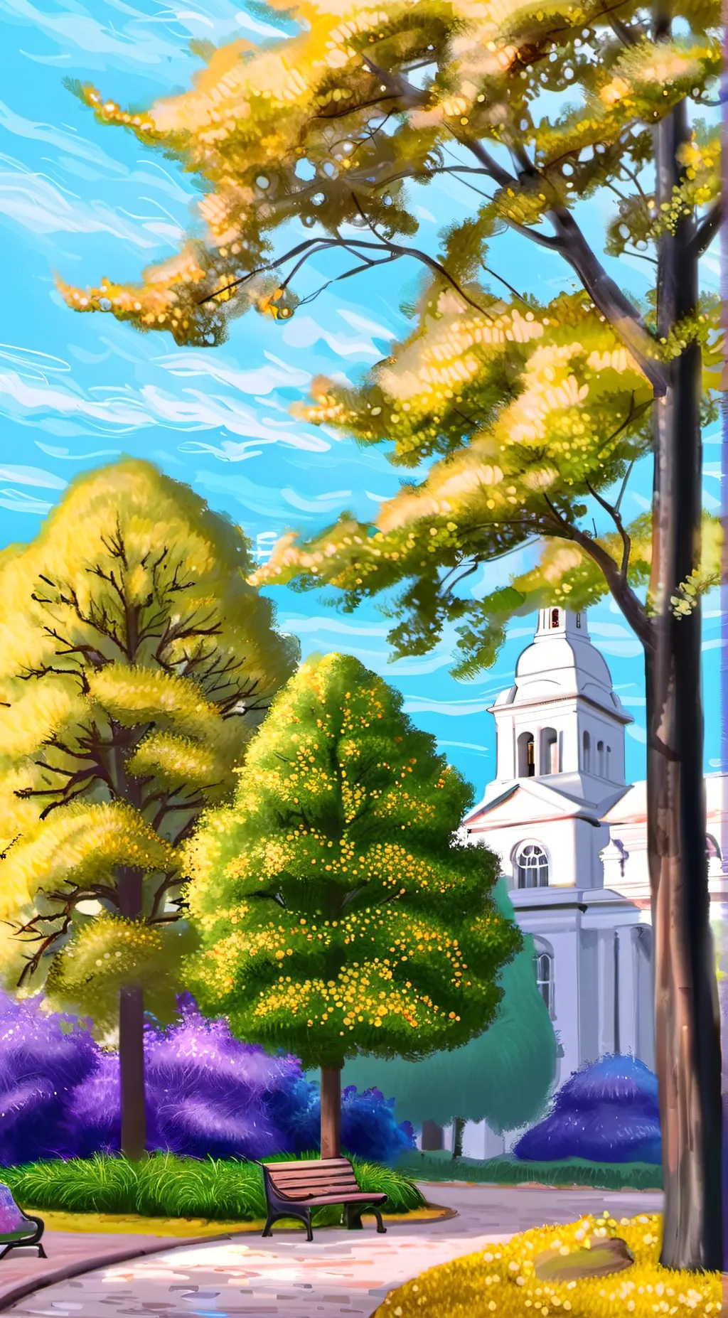 ai character: Indigo park! background