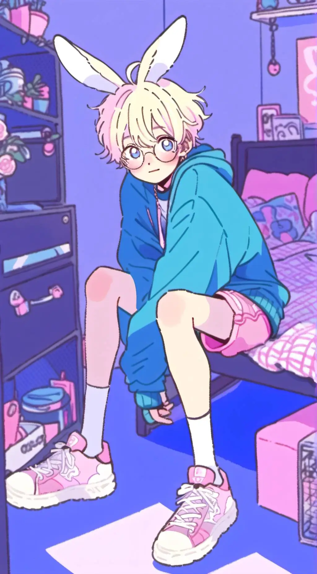 ai character: Leon background