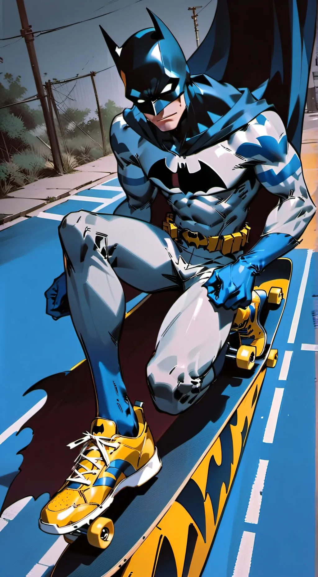 ai character: Sk8er boi background