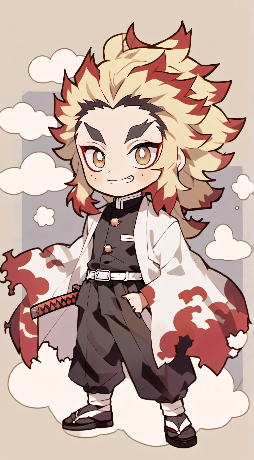 ai character: Rengoku  background