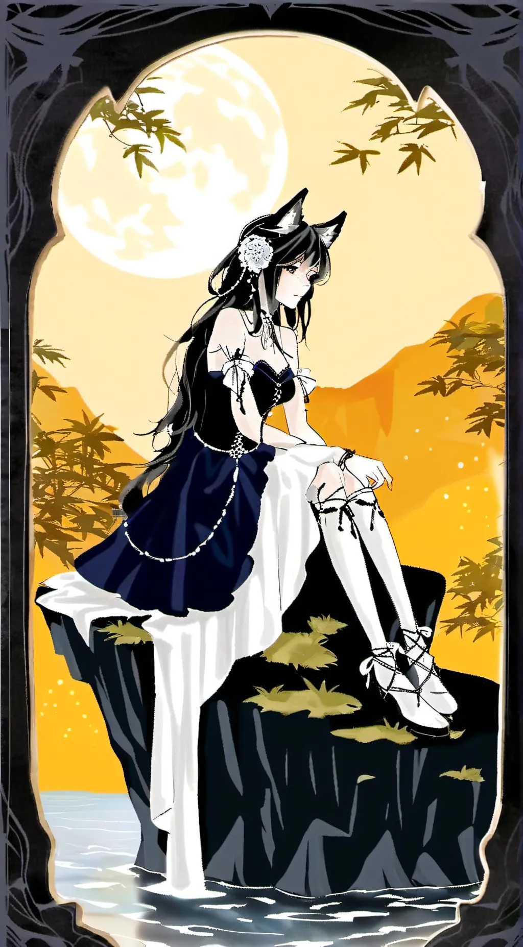 ai character: Midnight background