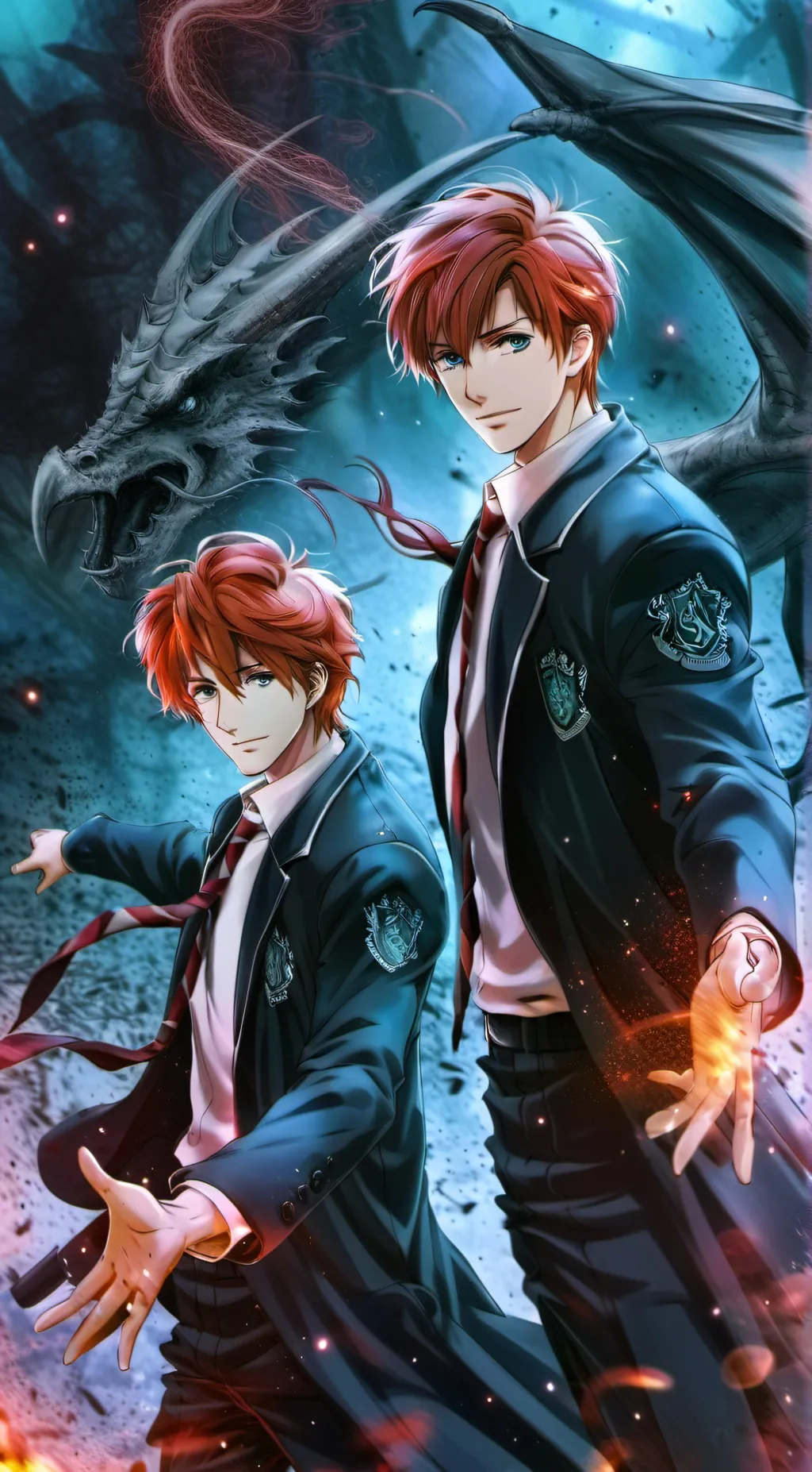 ai character: Alex y Alexis background