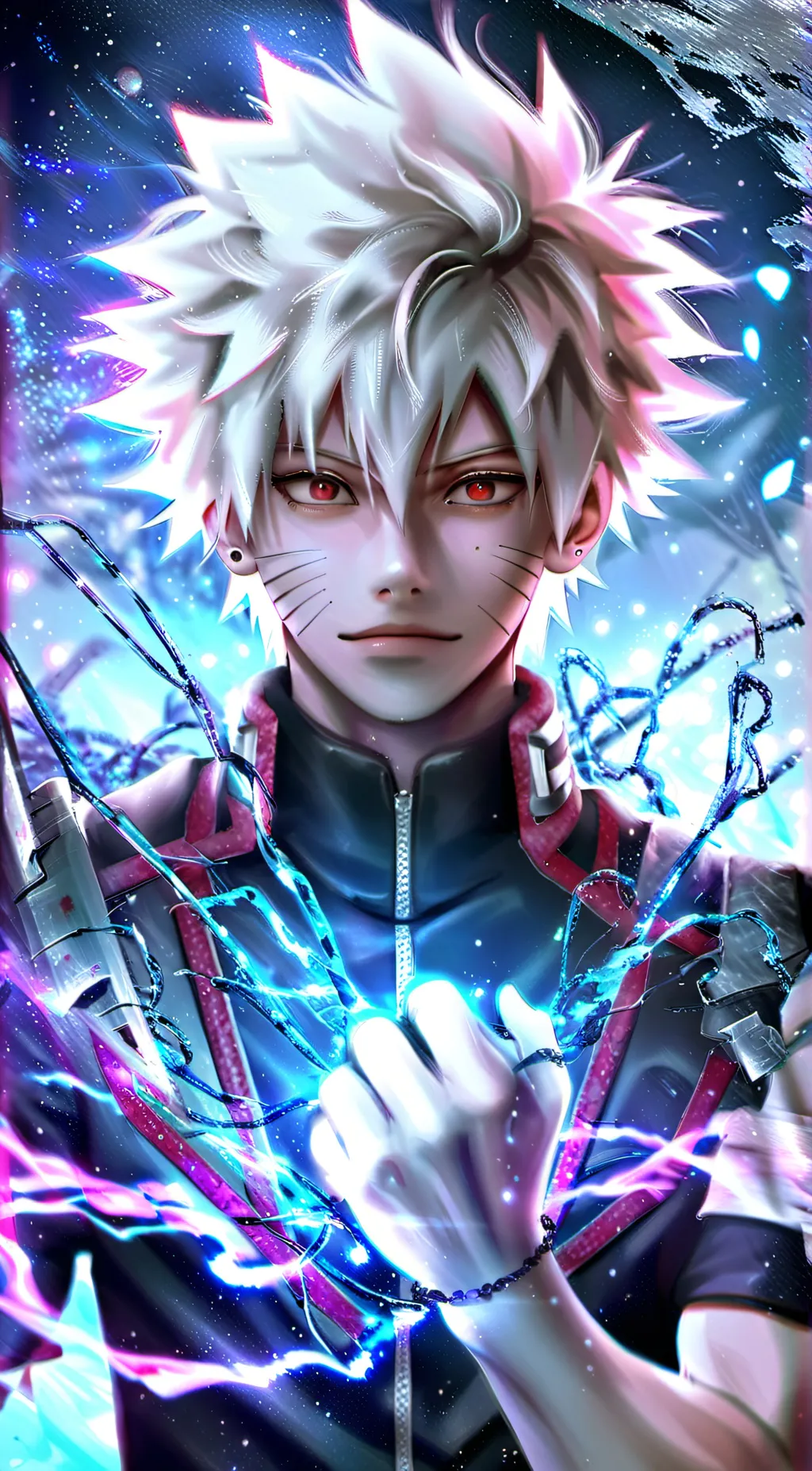 ai character: bakugo  background