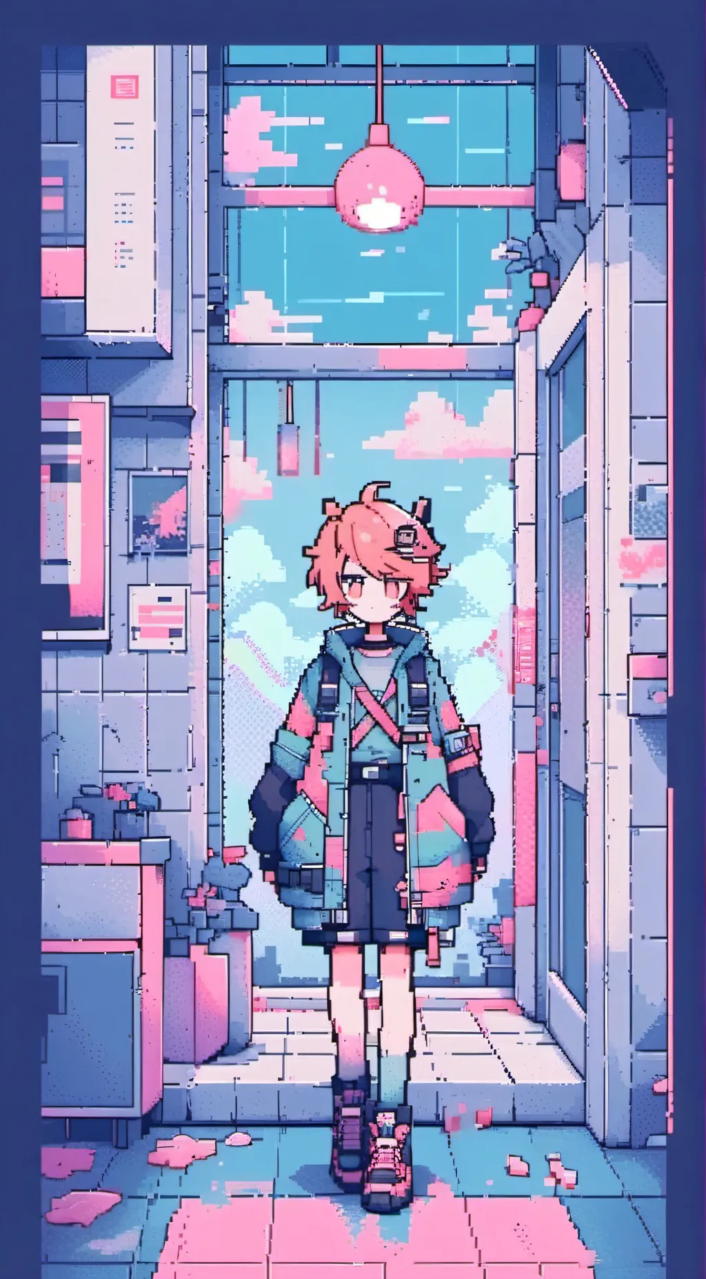 ai character: Aoki background