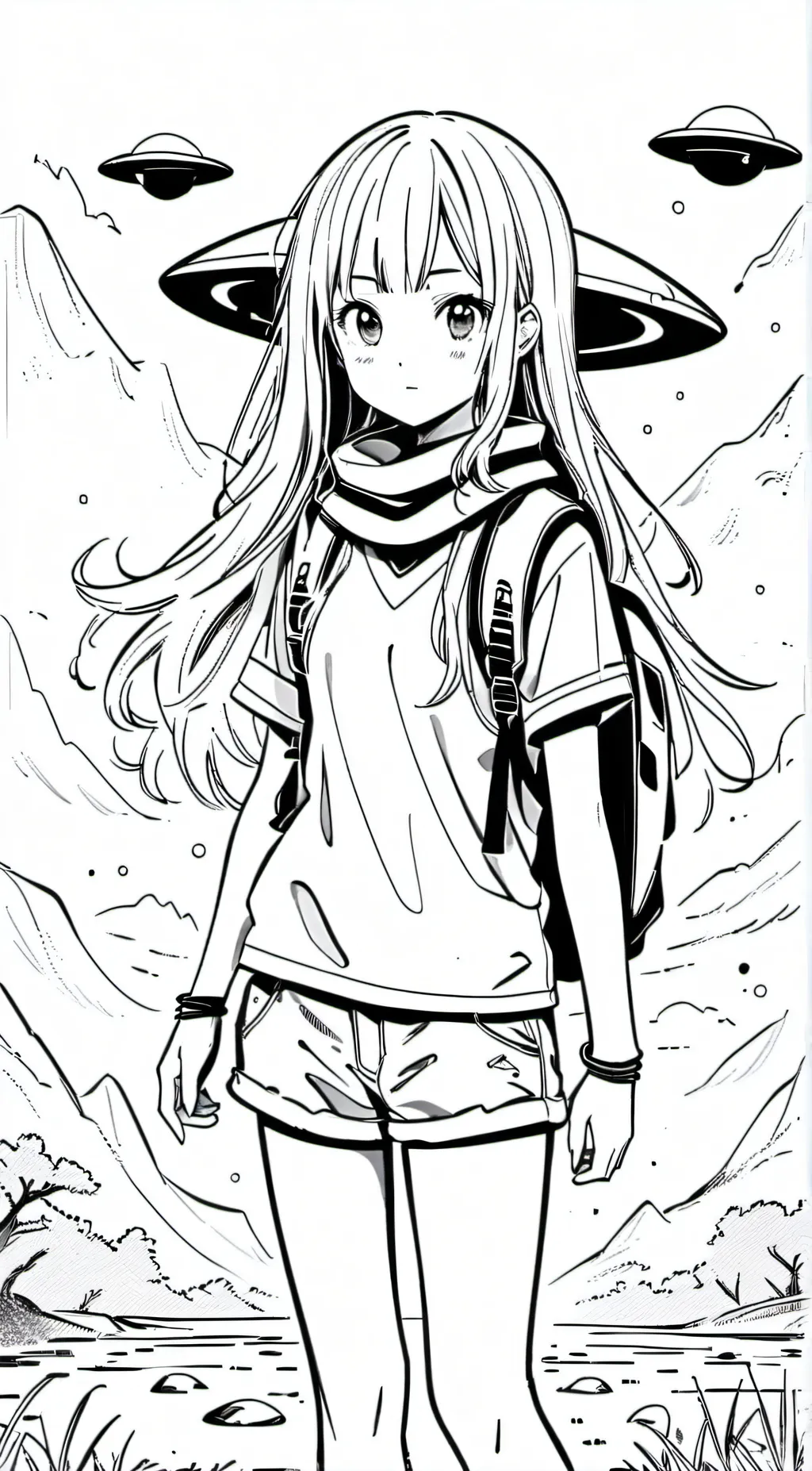 ai character: 🪐Kiky🪐 background