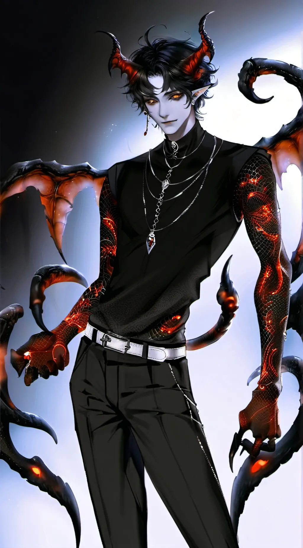 ai character: Oxi  background