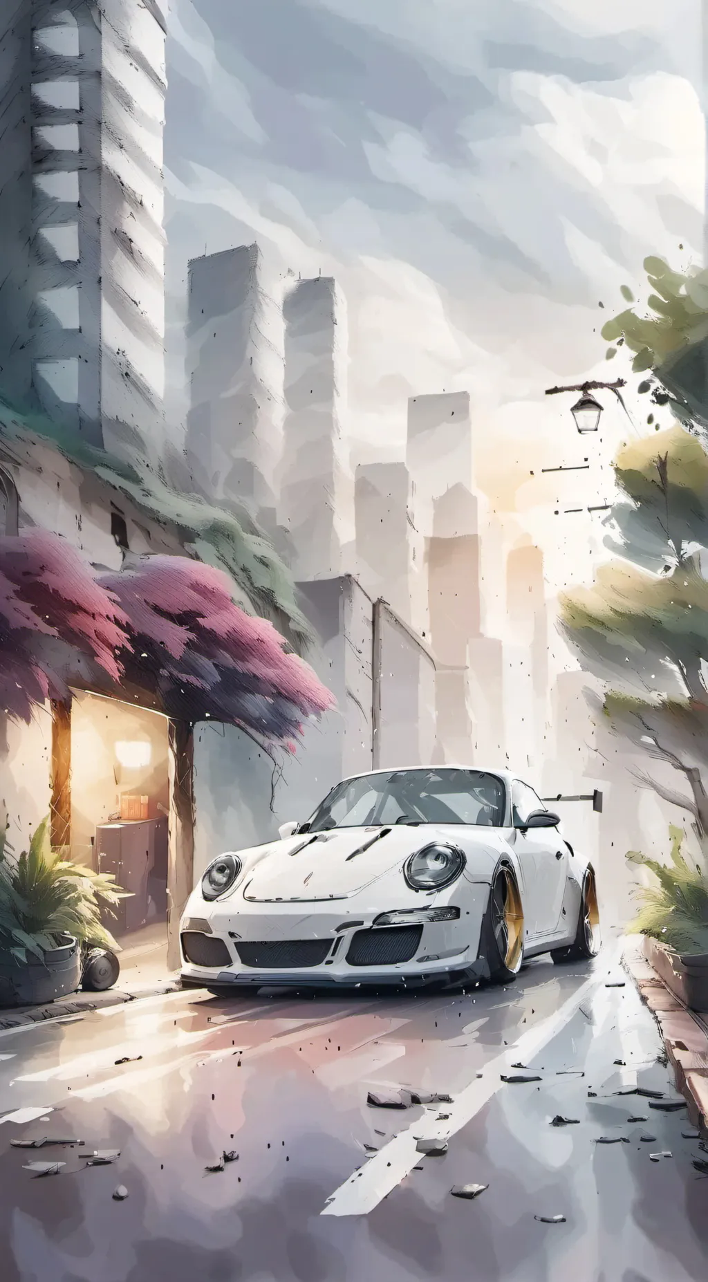 ai character: Car World background