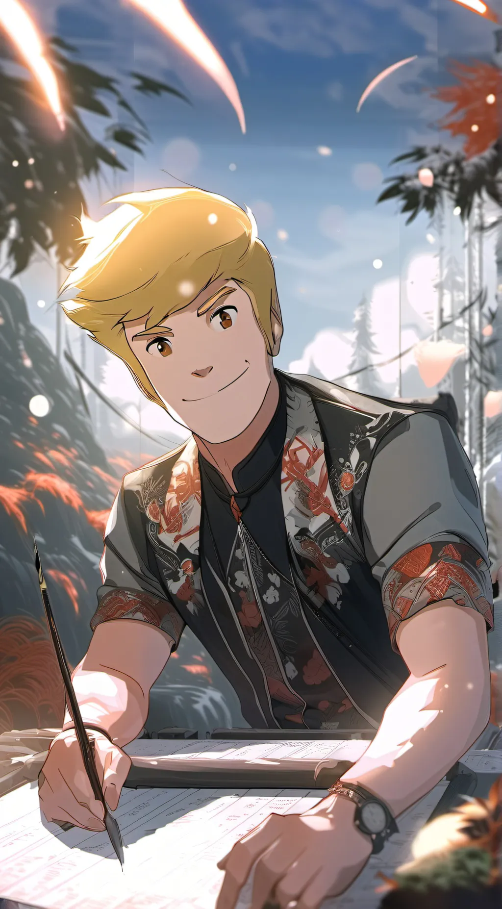 ai character: Fred Jones  background