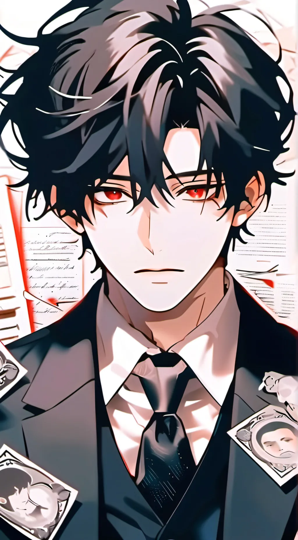 ai character: `~ Davien ~` background