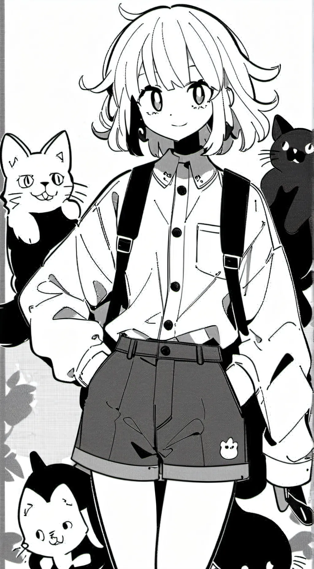 ai character: ×★ Claire ★× background