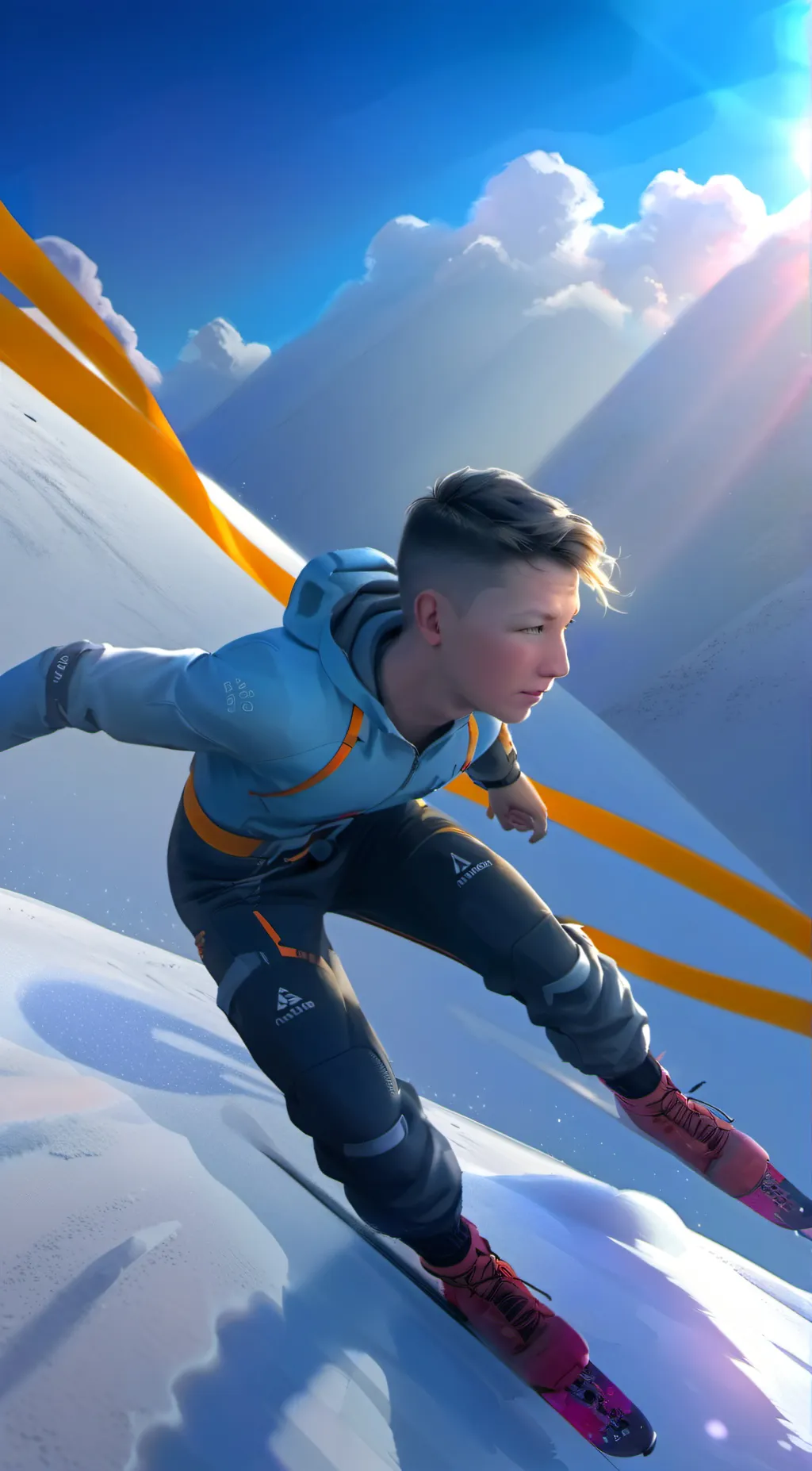 ai character: Countryballs pool background