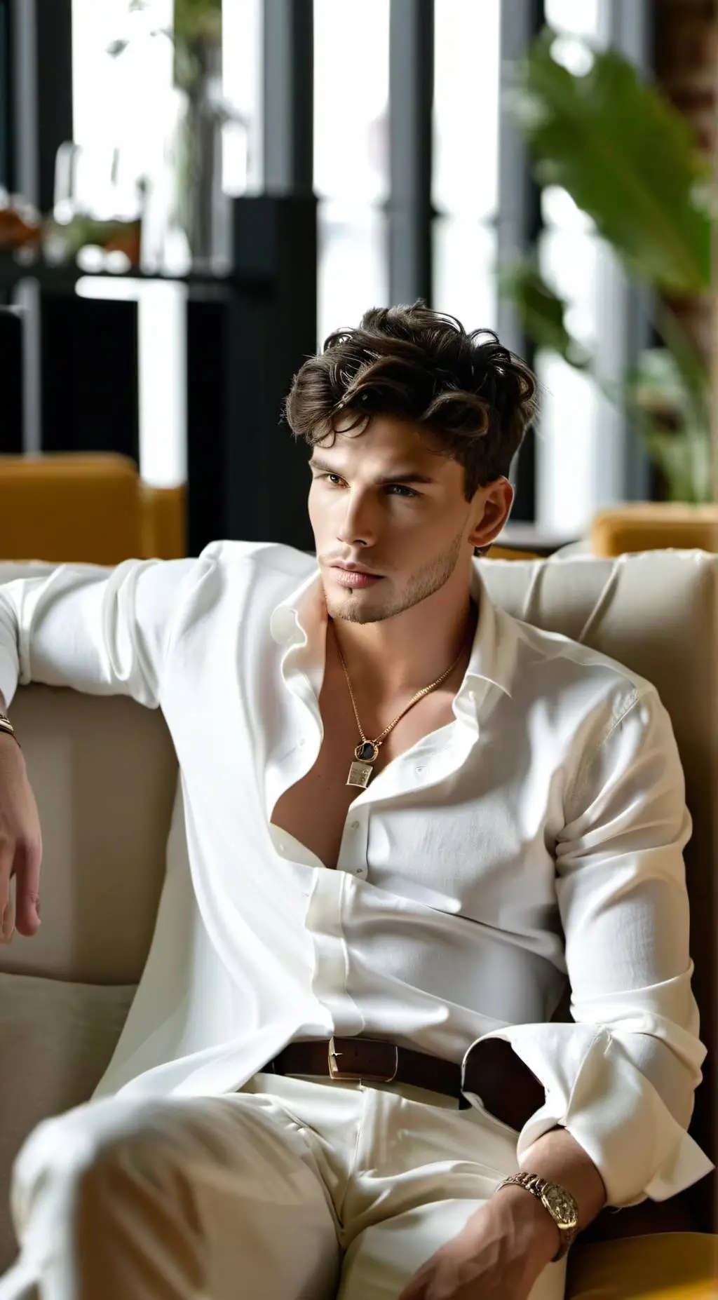 ai character: Ethan  background