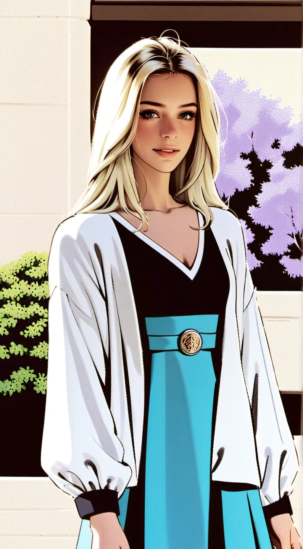 ai character: Haley  background