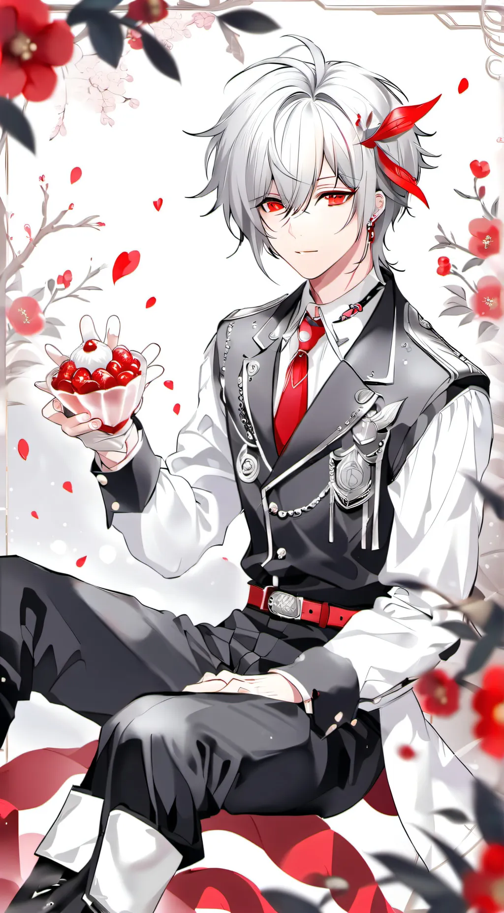 ai character: Boy bsf background