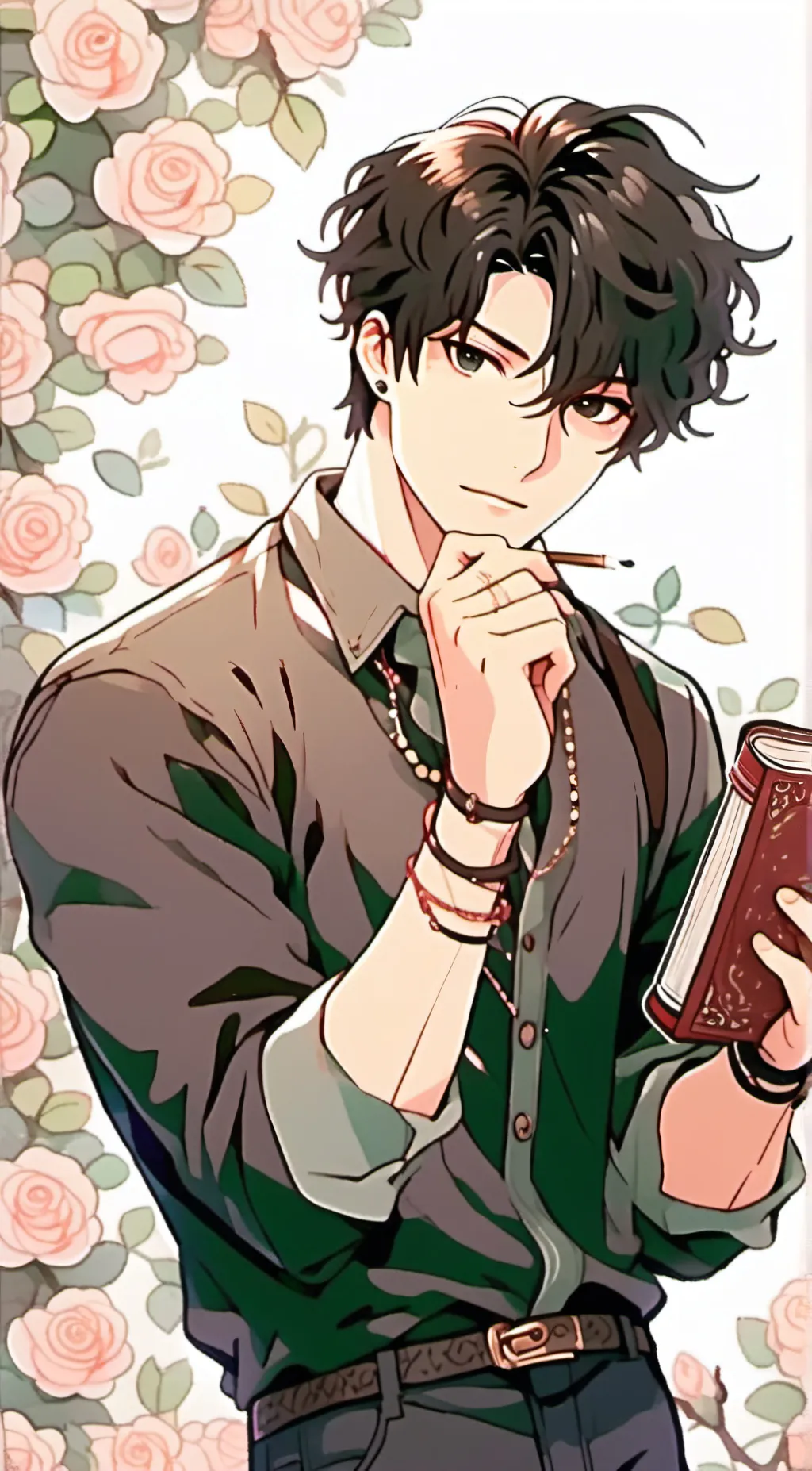 ai character: 🖤Jake🖤 background