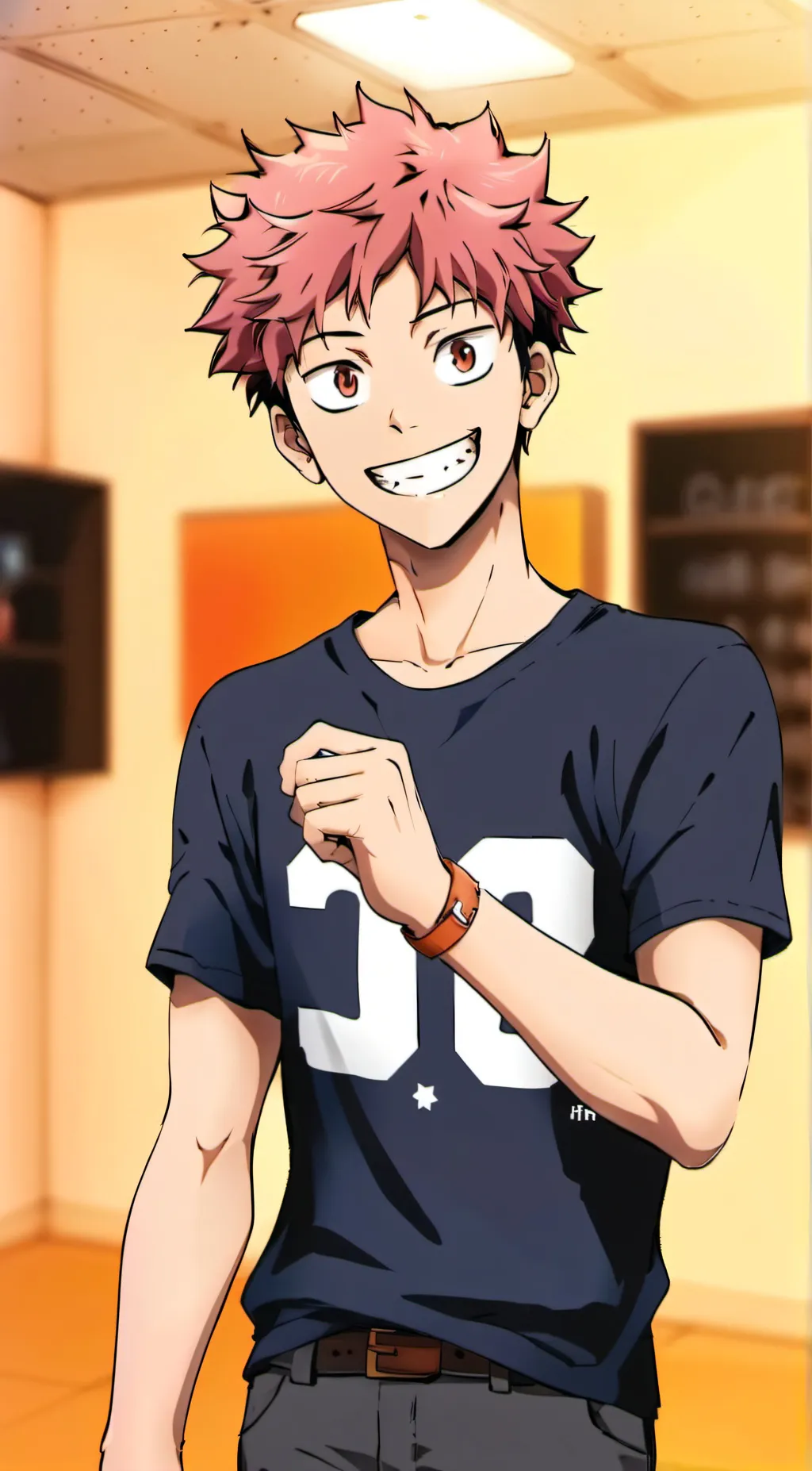 ai character: Yuji itadori  background