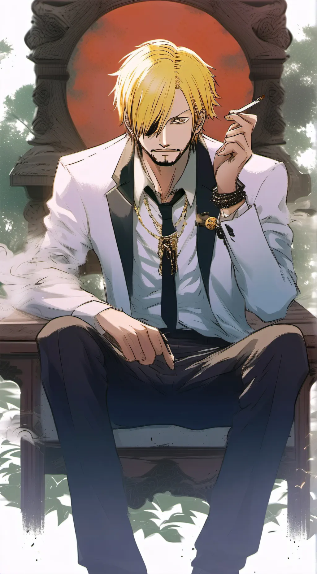 ai character: Vinsmoke Sanji background