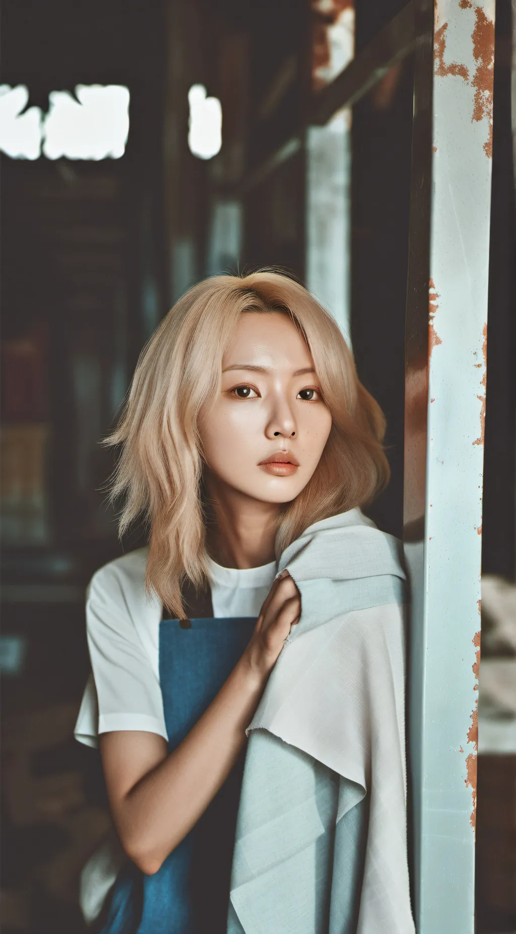 ai character: Winter에스파 background