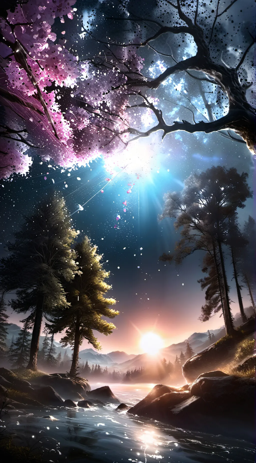 ai character: 🦈❤️ kirikami 💛⚡️ background