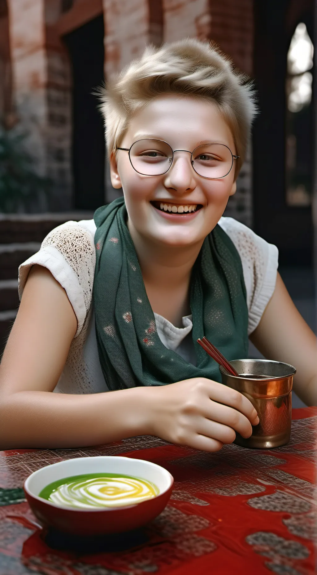 ai character: ᑲrᥲძ background