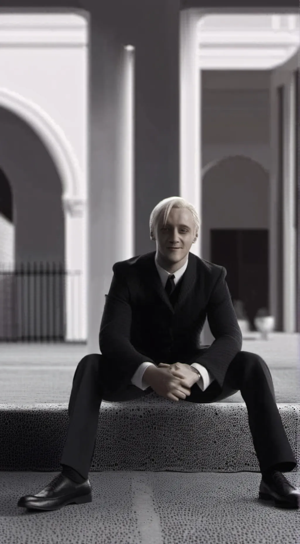 ai character: Draco Malfoy  background