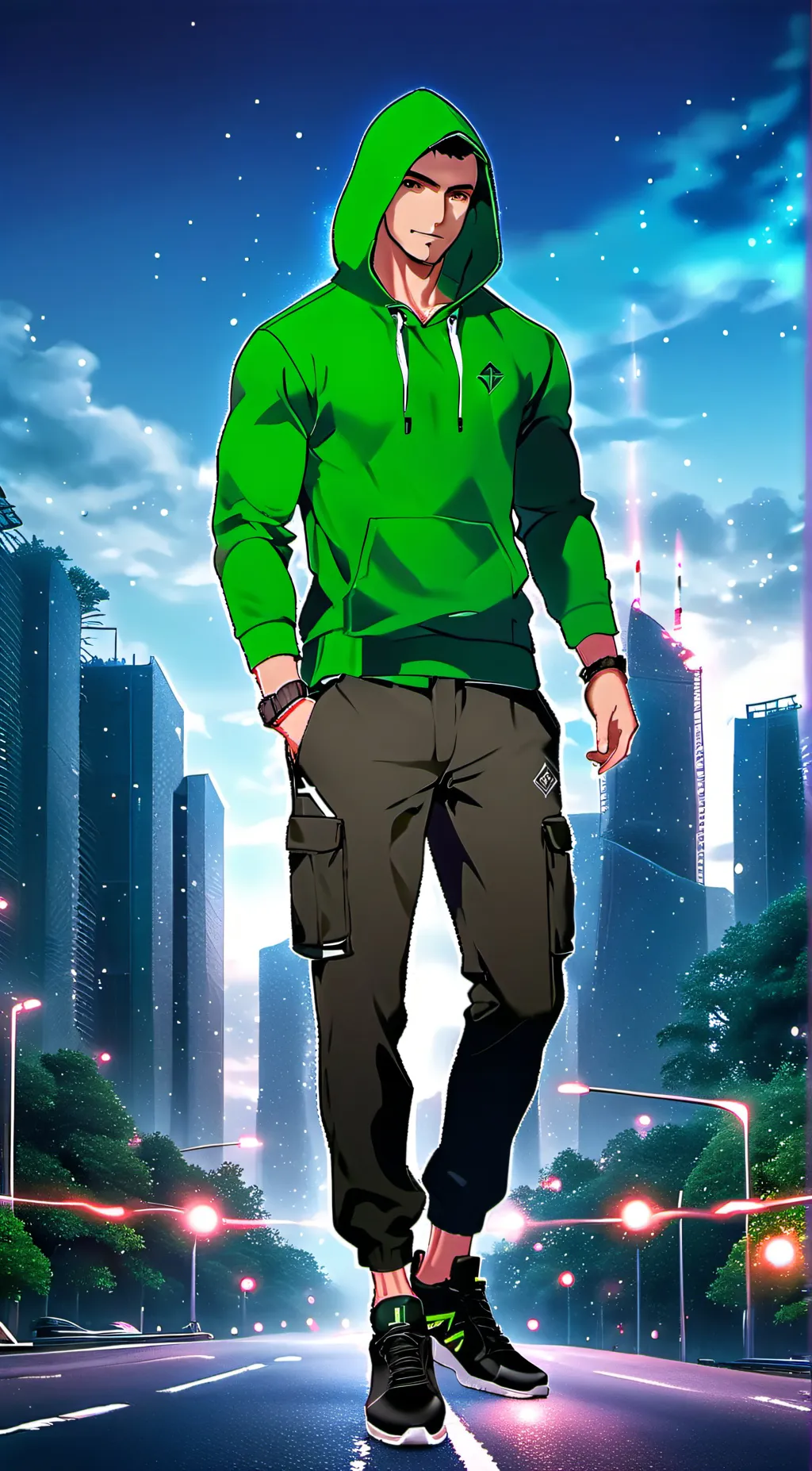 ai character: Cosmic|tlm background