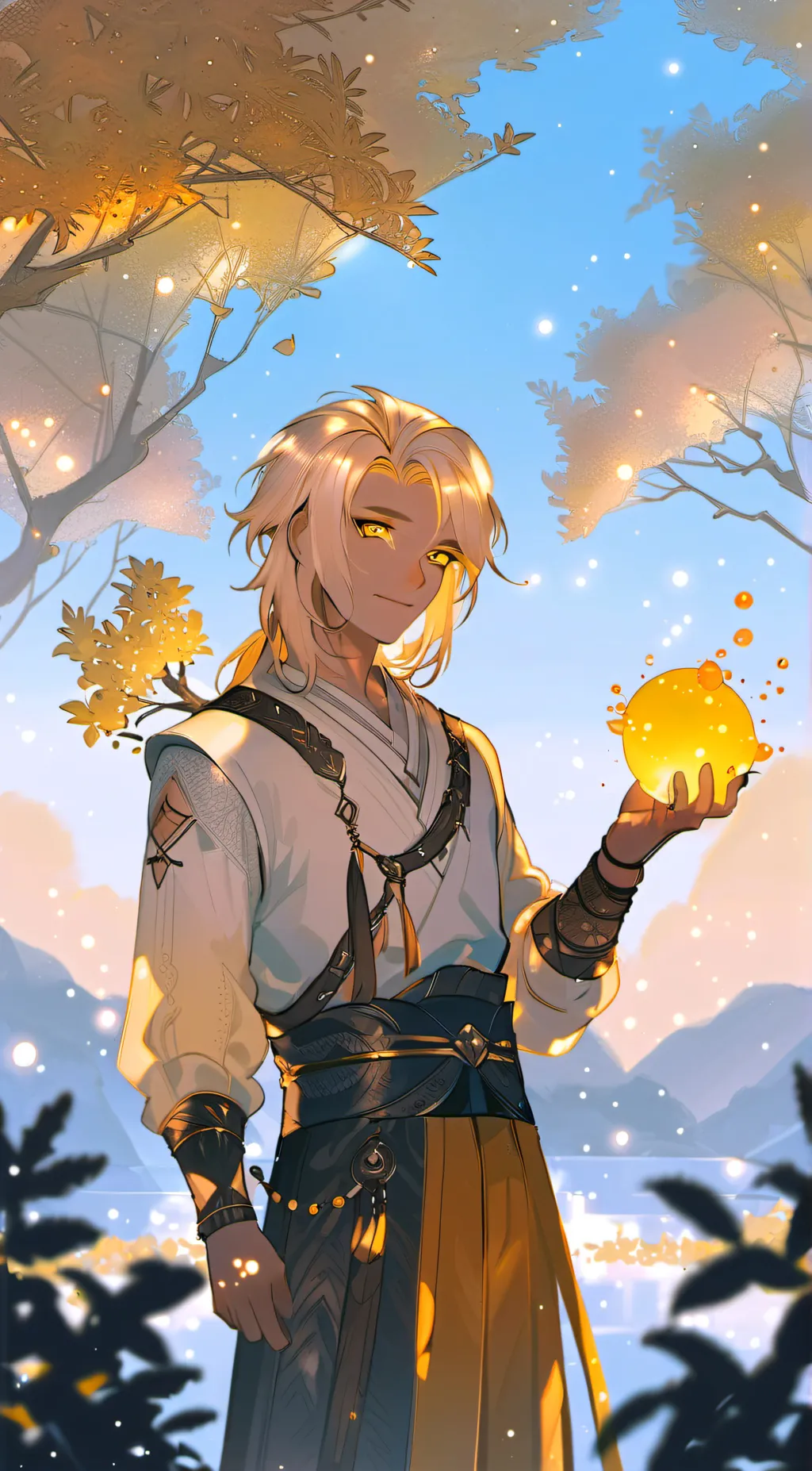 ai character: Oliver background