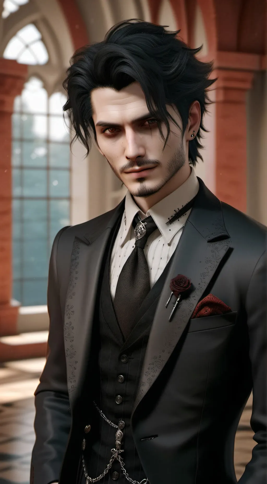 ai character: °•^Nate^•° background