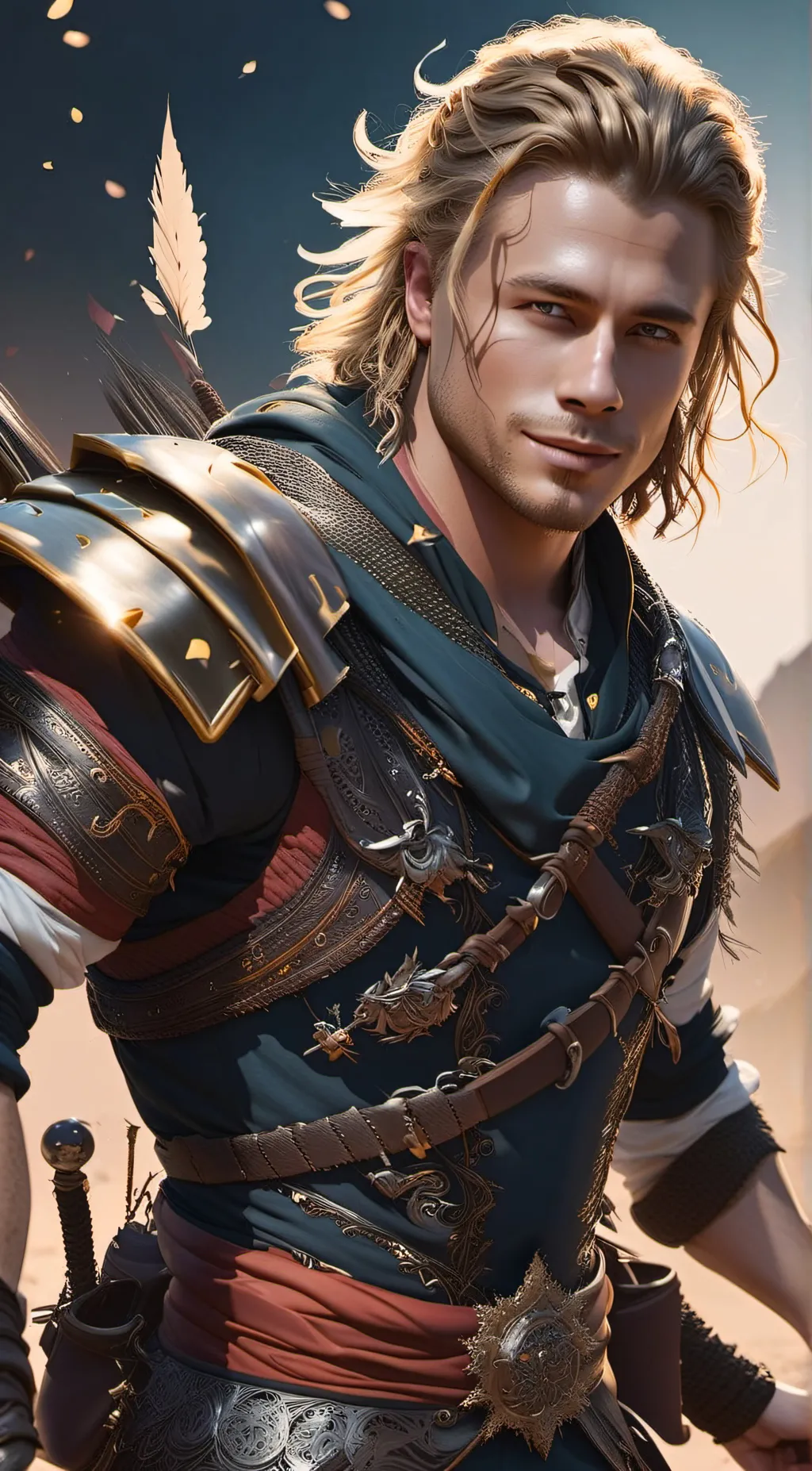 ai character: Achille background