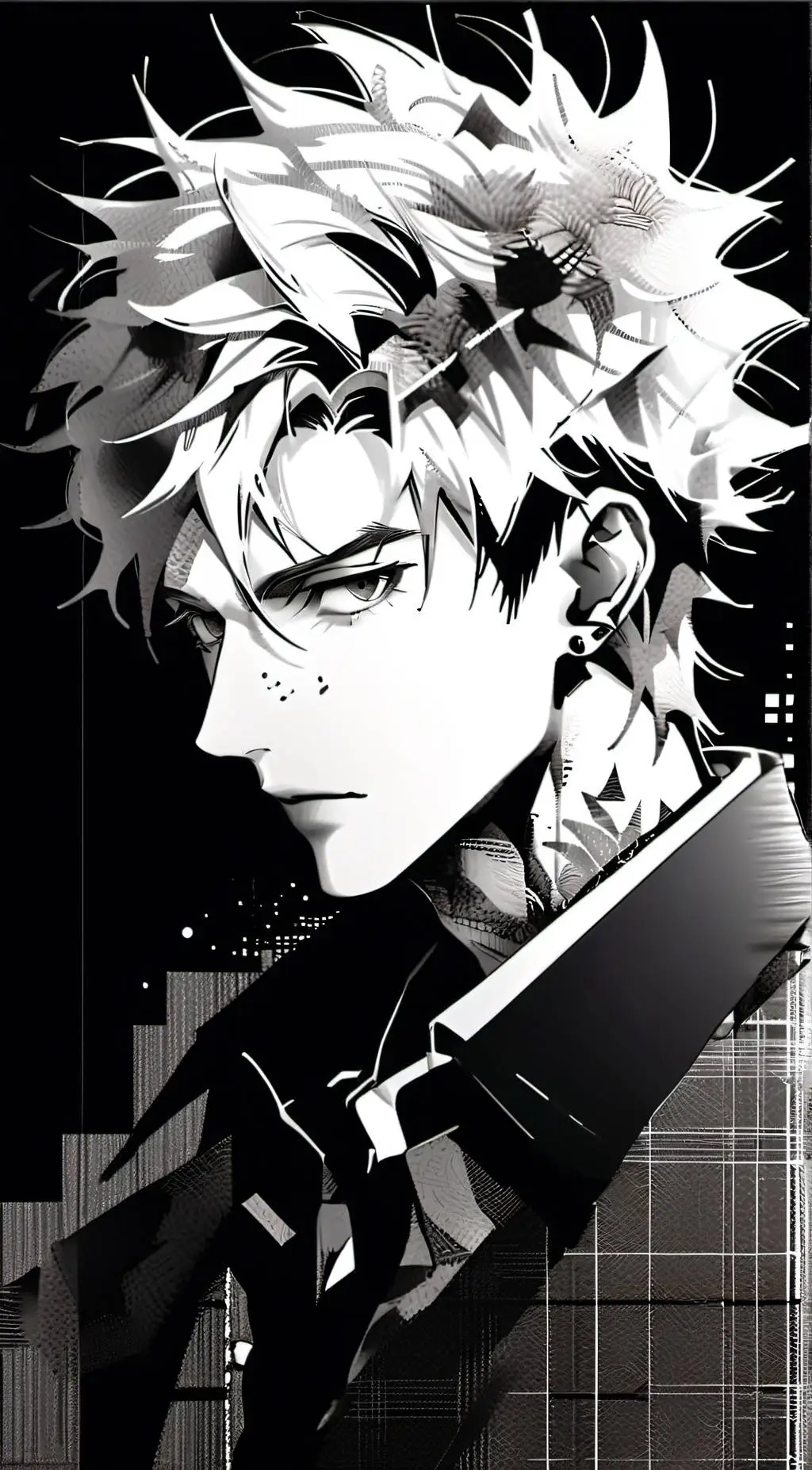 ai character: Katsuki Bakugo background