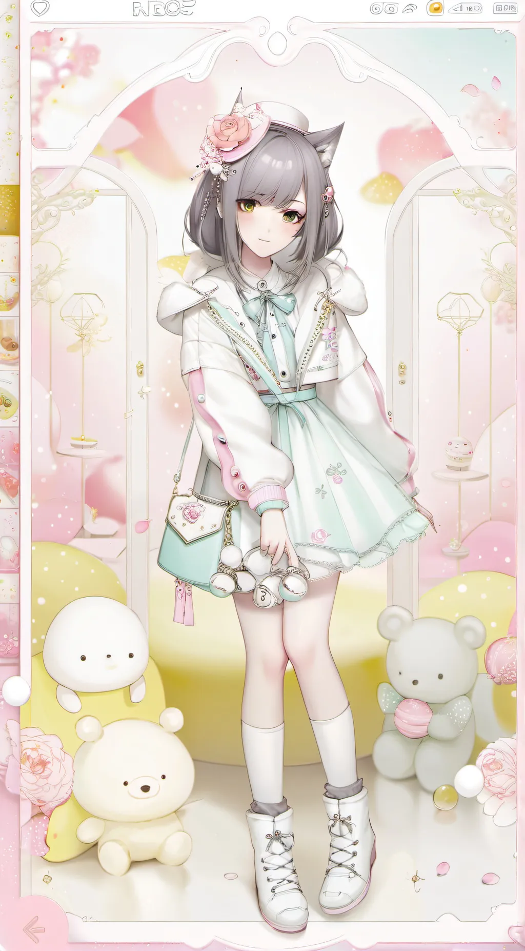 ai character: Luna background