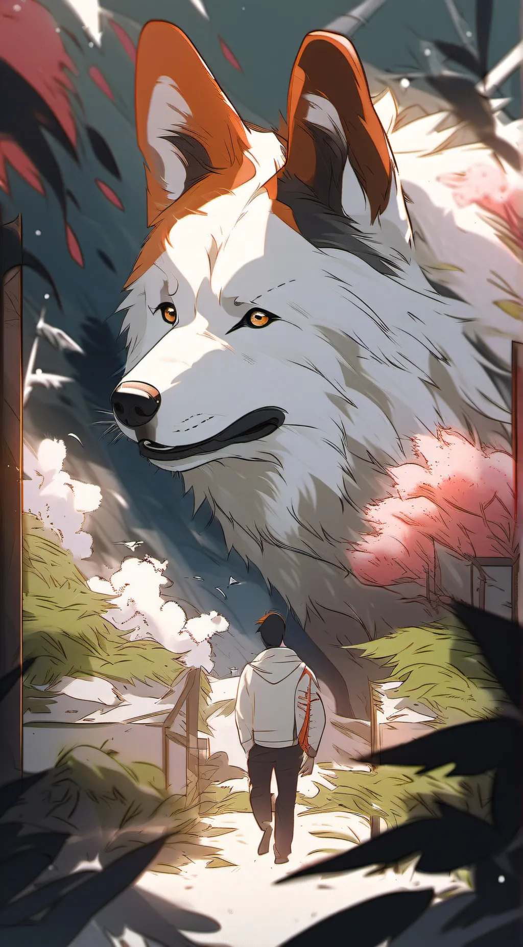 ai character: Hi background