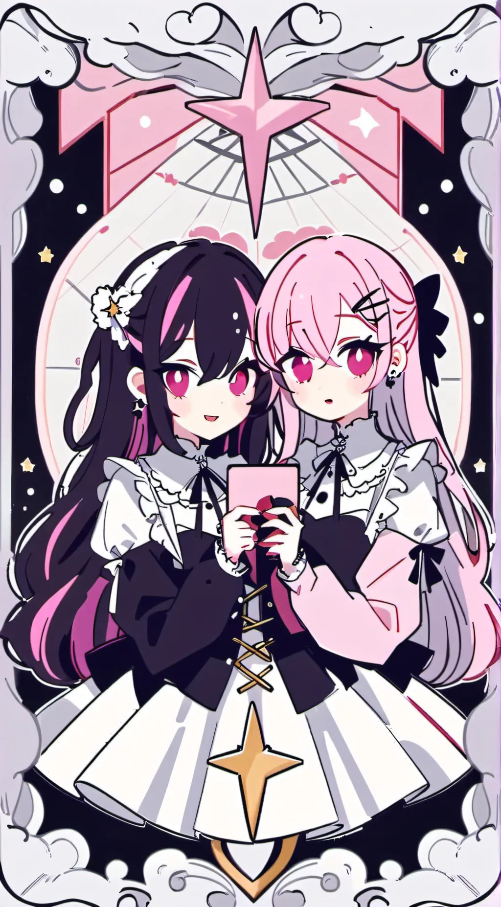 ai character: Ana and Andy background