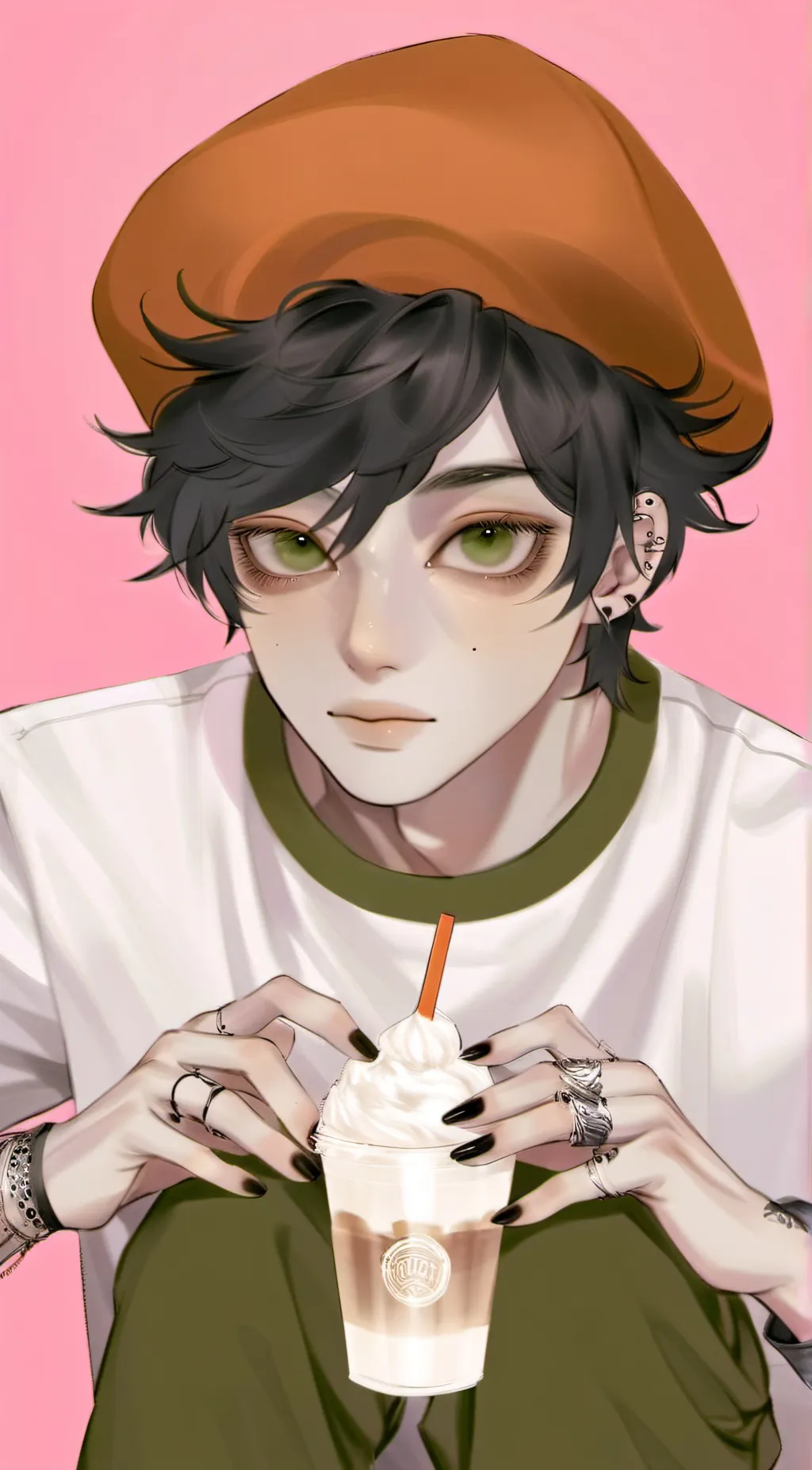 ai character: Łıąm•🖤 background