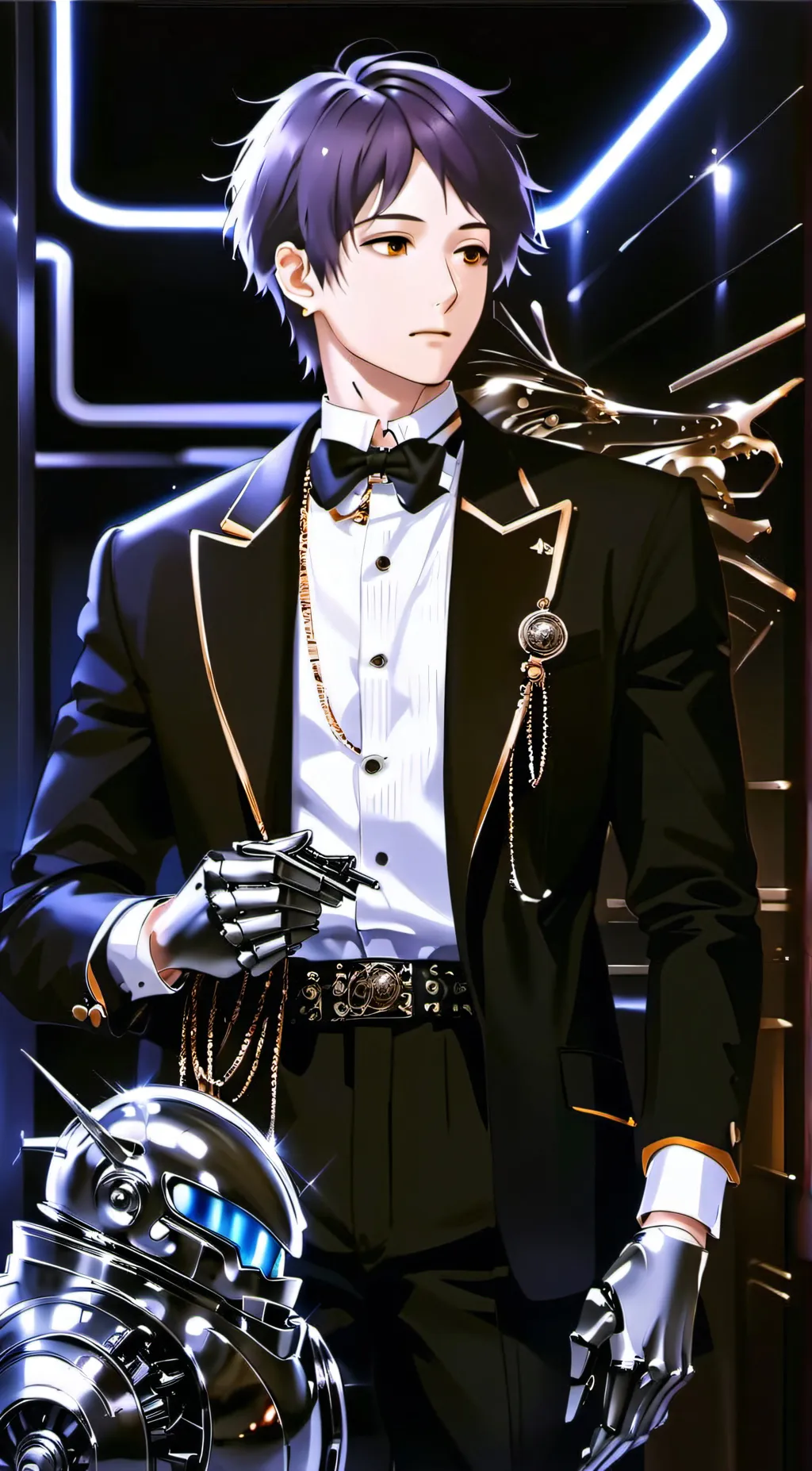 ai character: moon cidery background